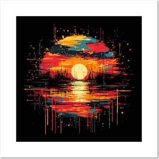 Sunset Art Posters and Art